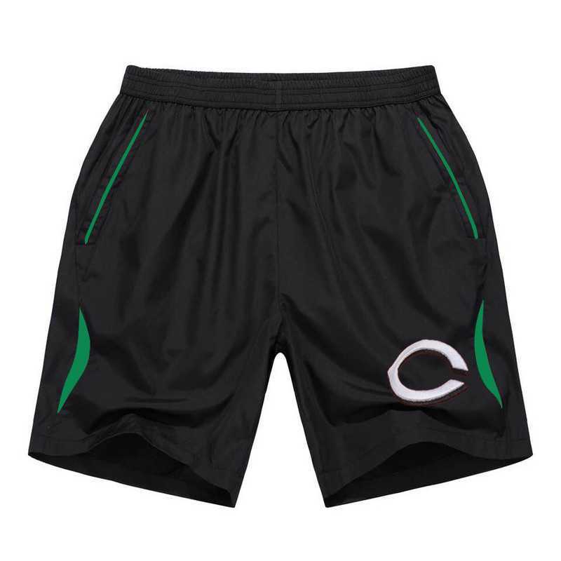 Men's Cincinnati Reds Black Green Stripe MLB Shorts,We sell and wholesale Men's Cincinnati Reds Black Green Stripe MLB Shorts on line form chian!